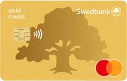 Swedbank Kreditkort Guld logotyp