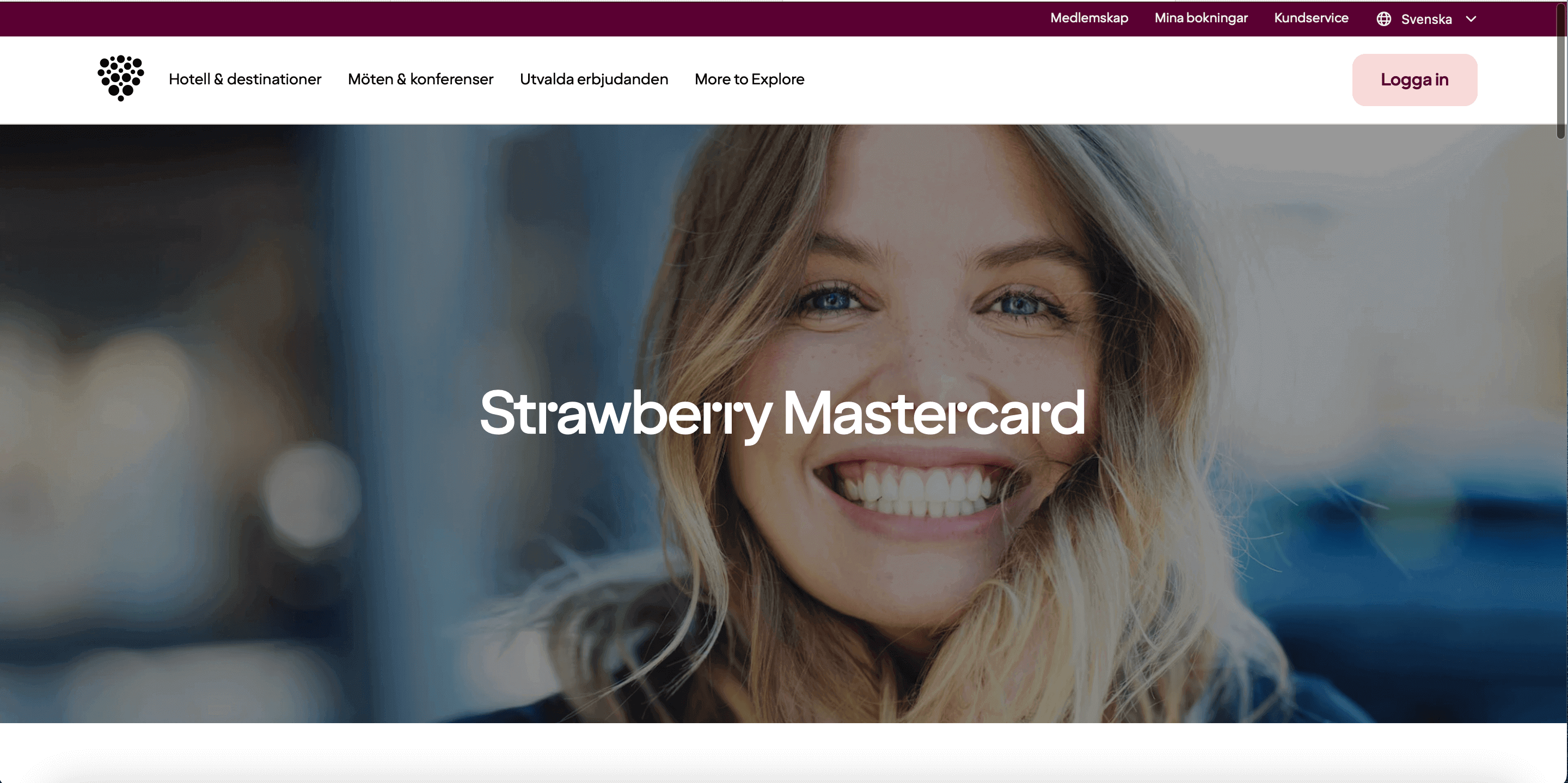 Strawberry Mastercard ansökan