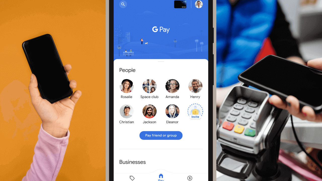 Kreditkort med Google Pay