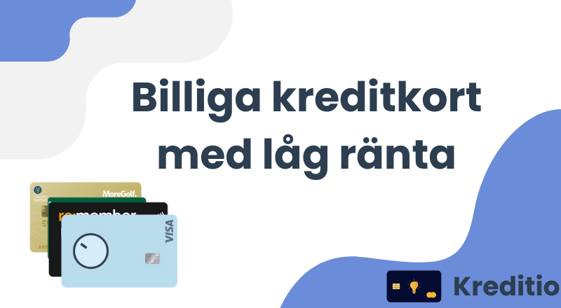 Billiga kreditkort