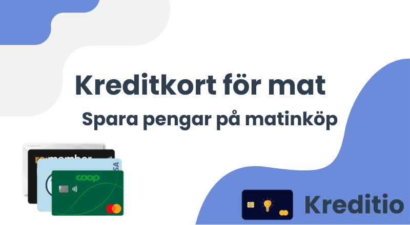 Spara pengar med kreditkort för mat
