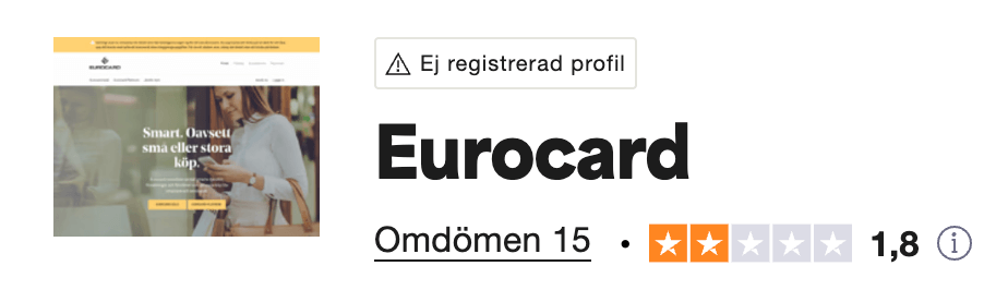 Eurocard Gold Omdöme